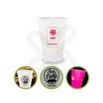 Vaso Pavonado Triangular 20 Oz