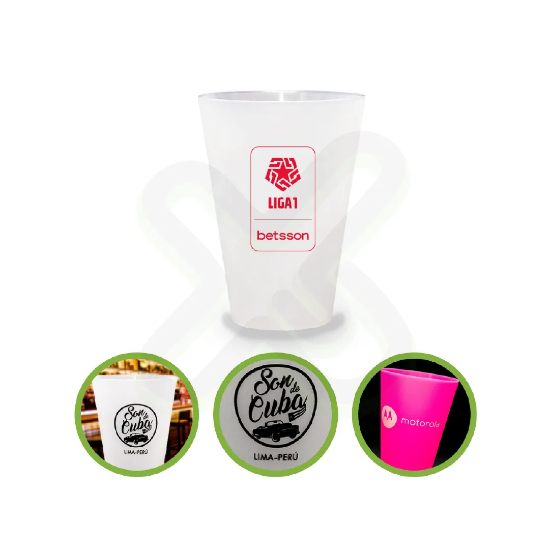 Vaso Pavonado Triangular 20 Oz