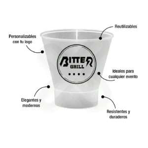 Vaso Pisquero 5 Oz publicitario para empresas
