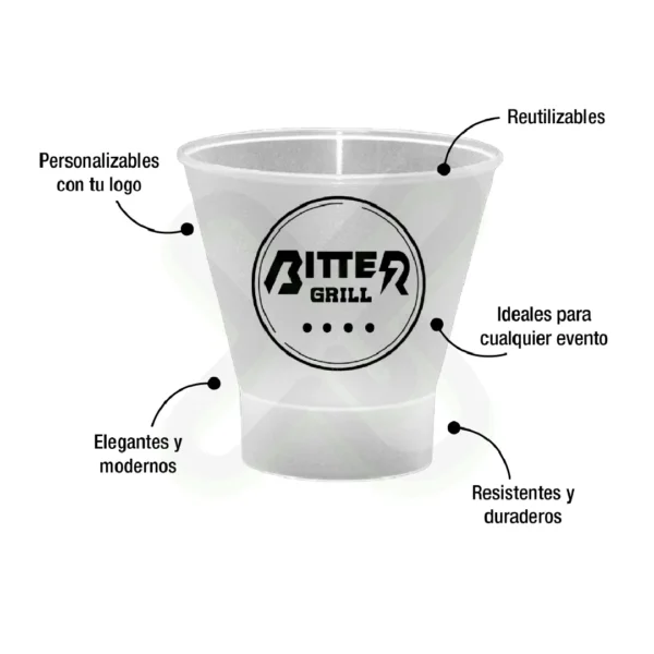 Vaso Pisquero 5 Oz personalizado para empresas