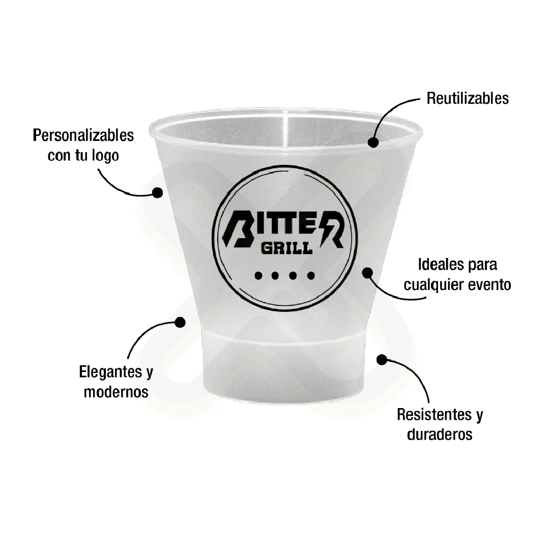 Vaso Pisquero 5 Oz publicitario para empresas
