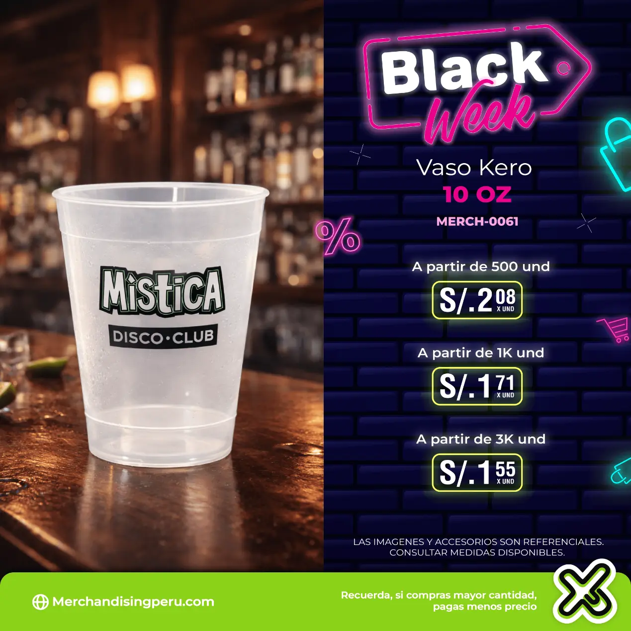 Vaso Kero 10 Oz personalizado para empresas