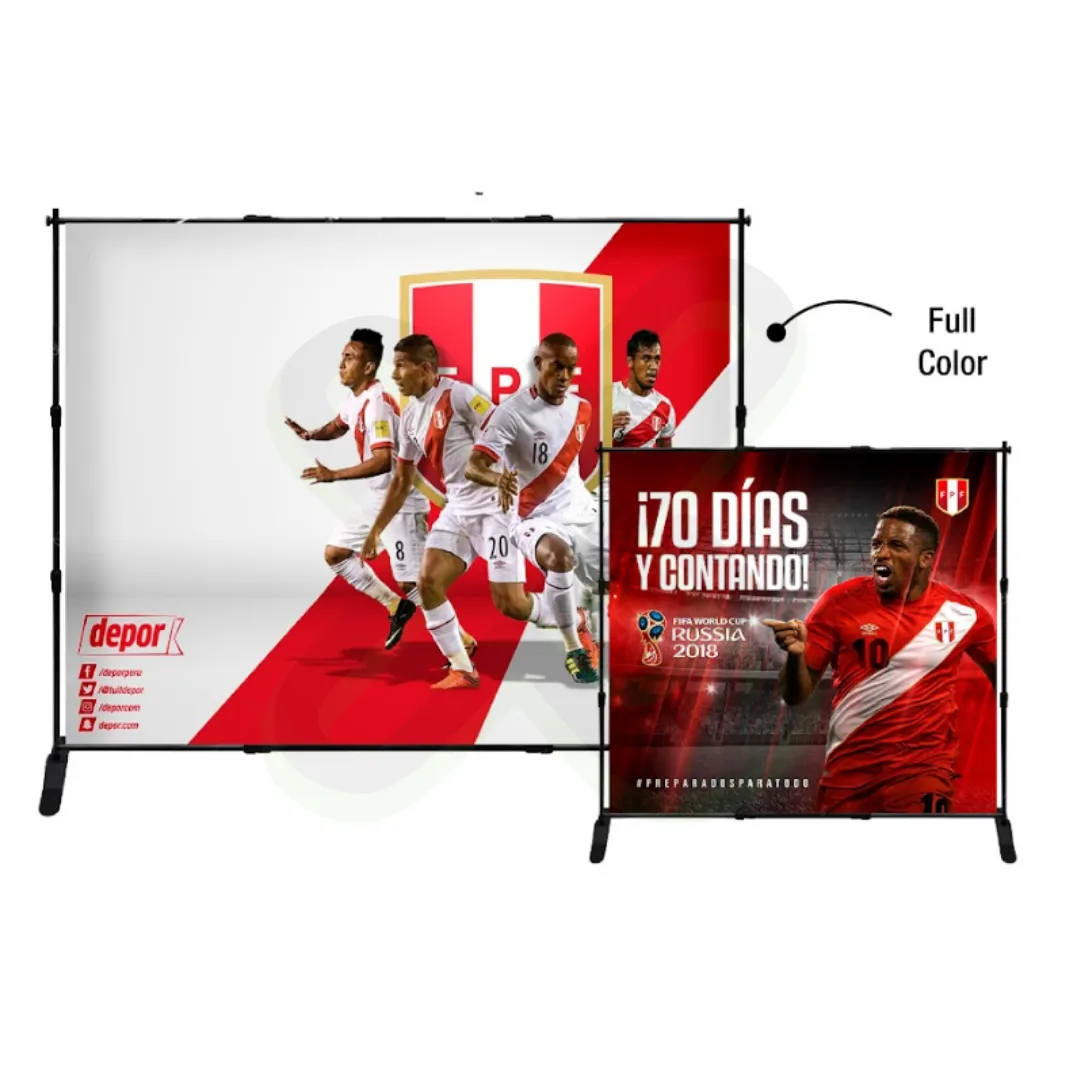 Backing Wall Ajustable personalizado para empresas