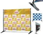 Backing Wall Ajustable personalizado con logo