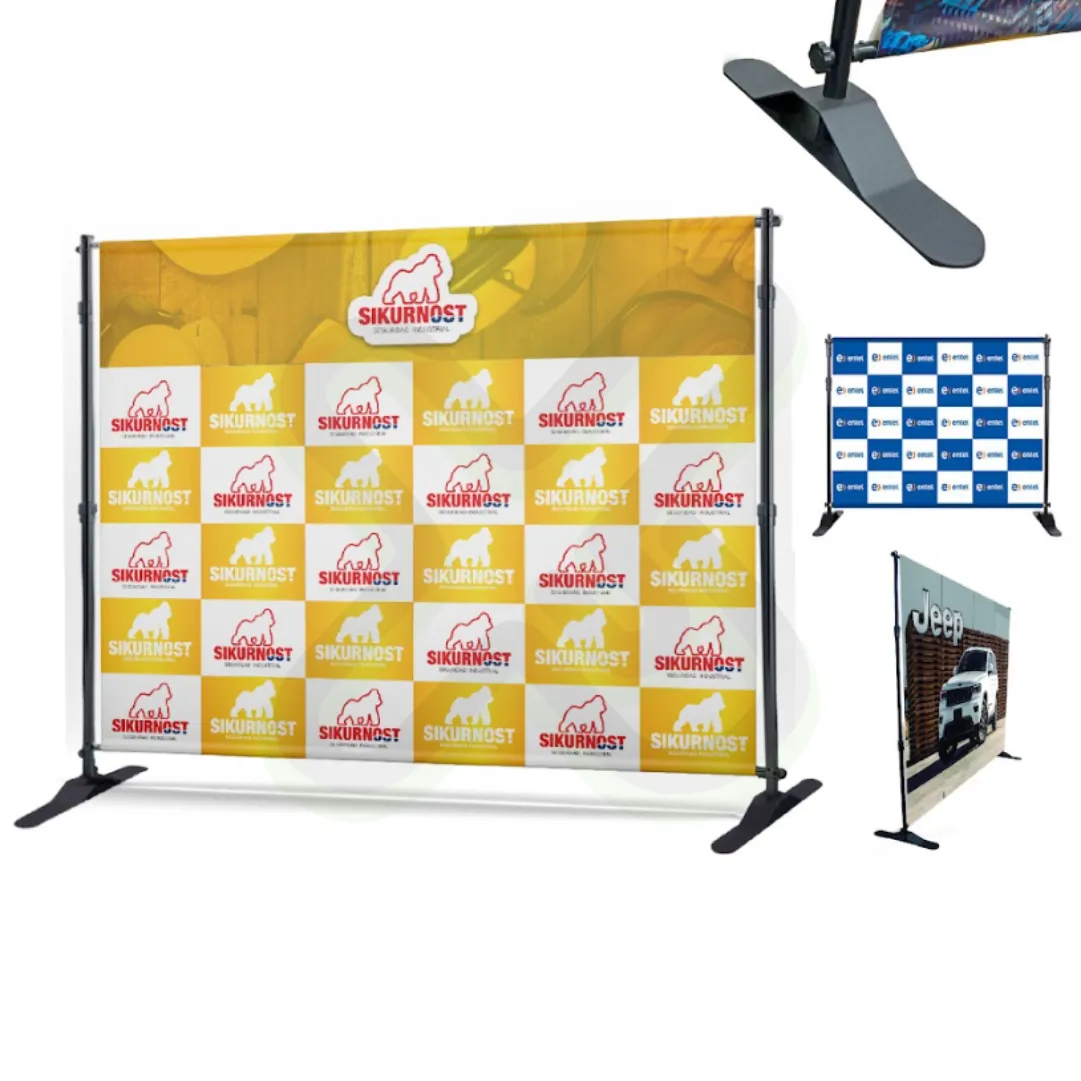 Backing Wall Ajustable personalizado con logo