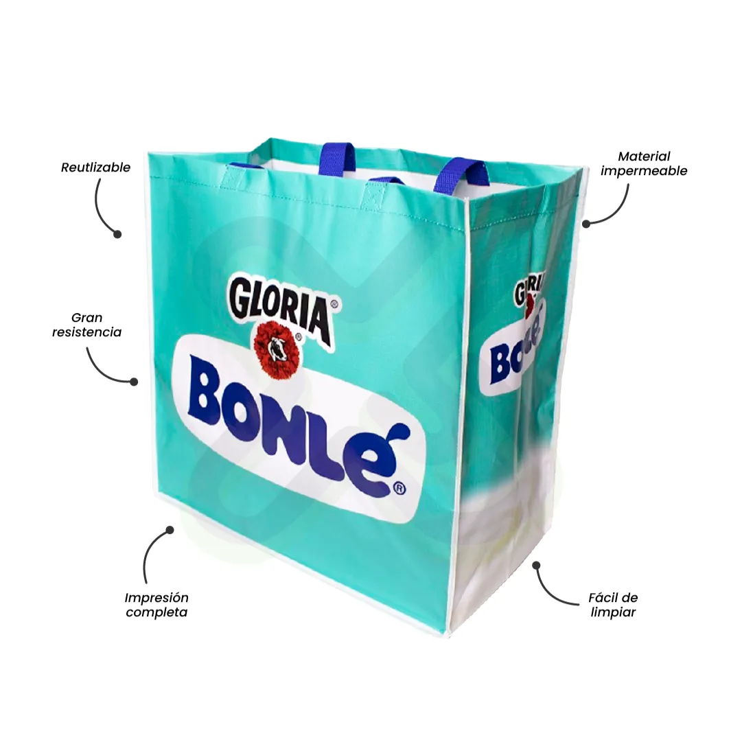Bolsa Tarpulin 39 39 20 Impresion 4 Caras publicitario para empresas