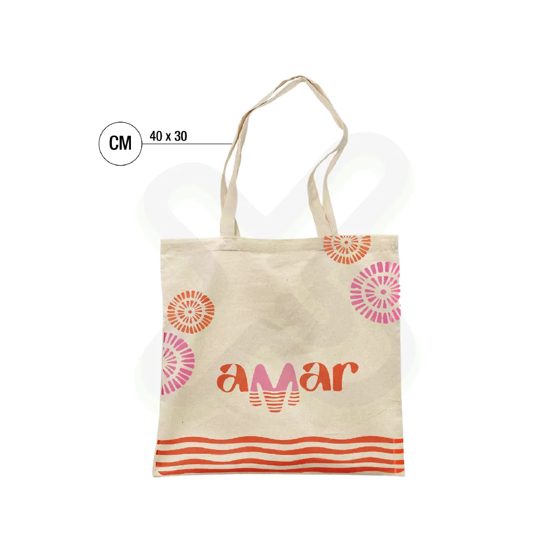 Bolsa Tocuyo Doble Asa 115 Gr De 45 35 personalizado con logo
