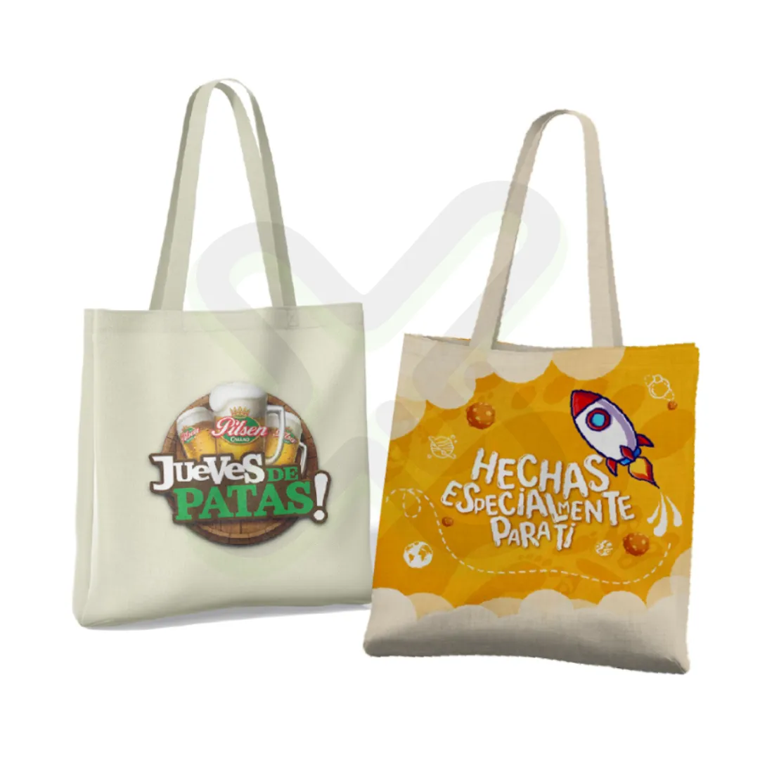Bolsa Tocuyo Doble Asa 115Gr De 25 20 personalizado con logo