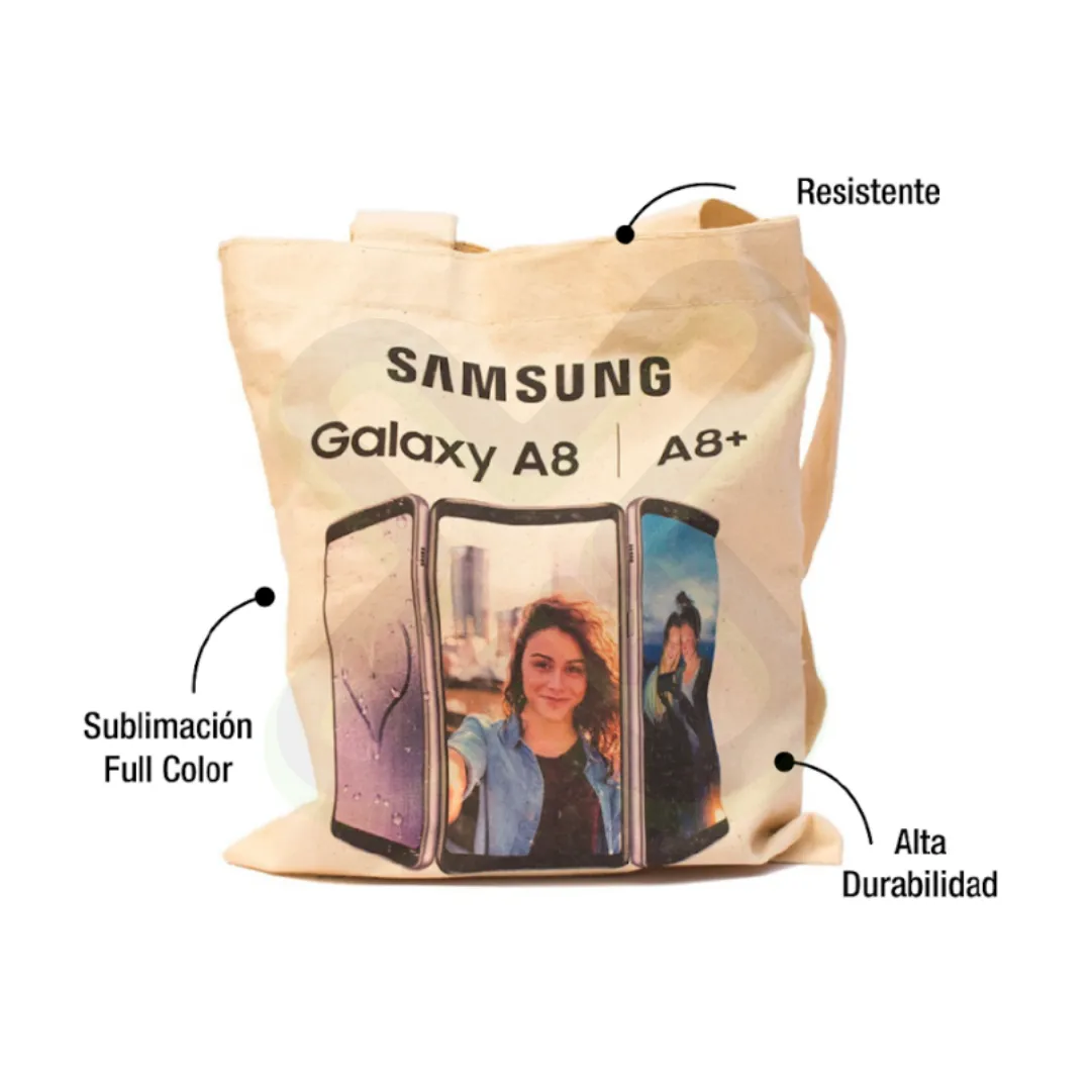 Bolsa Tocuyo Doble Asa 115Gr De 35 30 publicitario para empresas