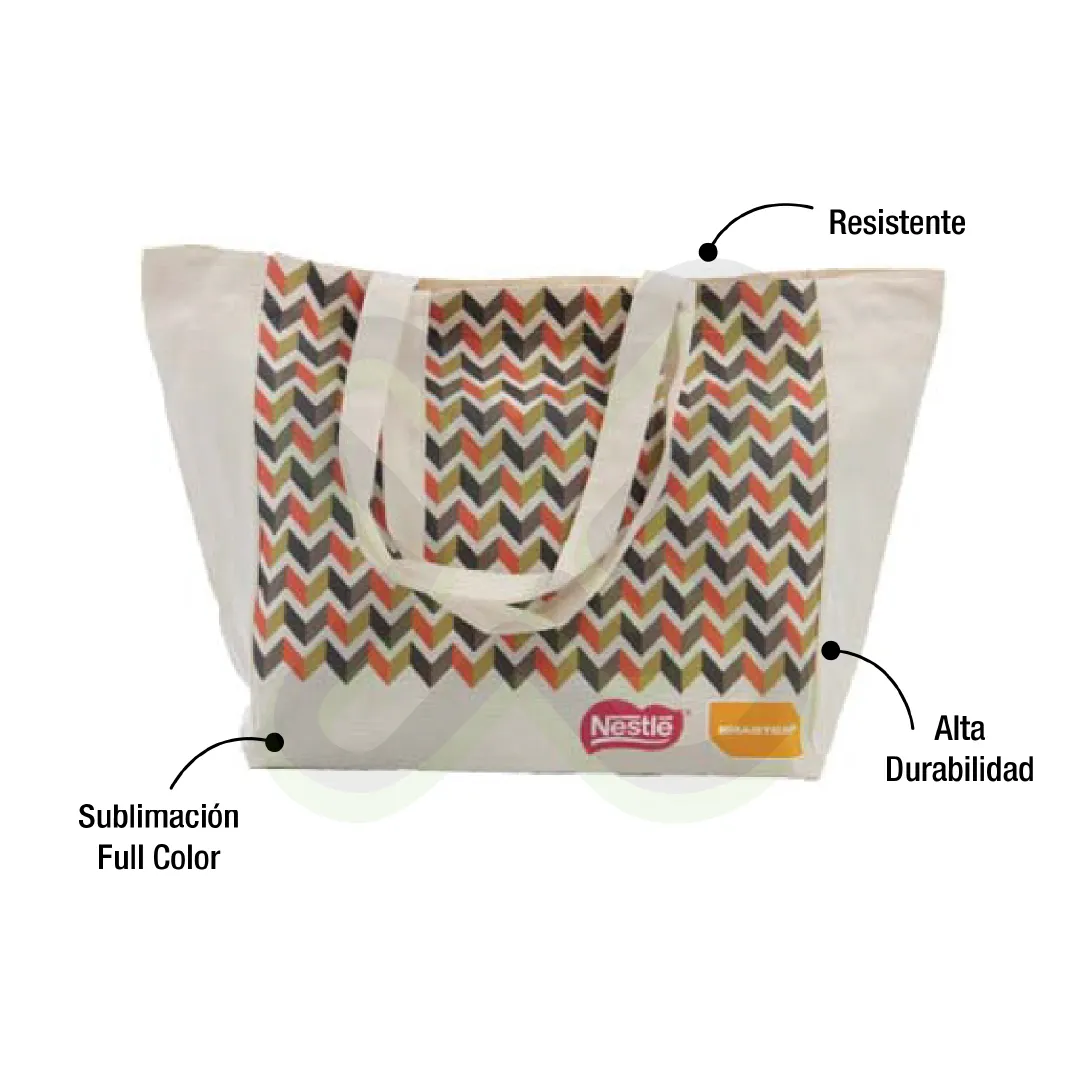 Bolsa Tocuyo Triangular publicitario para empresas