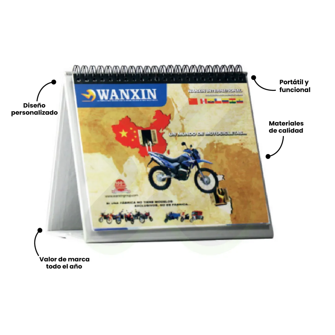 Calendario De Escritorio Hades Corporativo personalizado para empresas