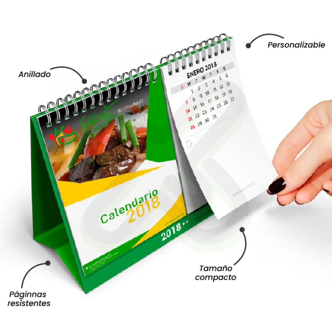 Calendario De Escritorio Zeus Corporativo personalizado para empresas