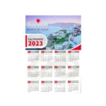 Calendario De Pared Corporativo Con Ojal Hera personalizado con logo