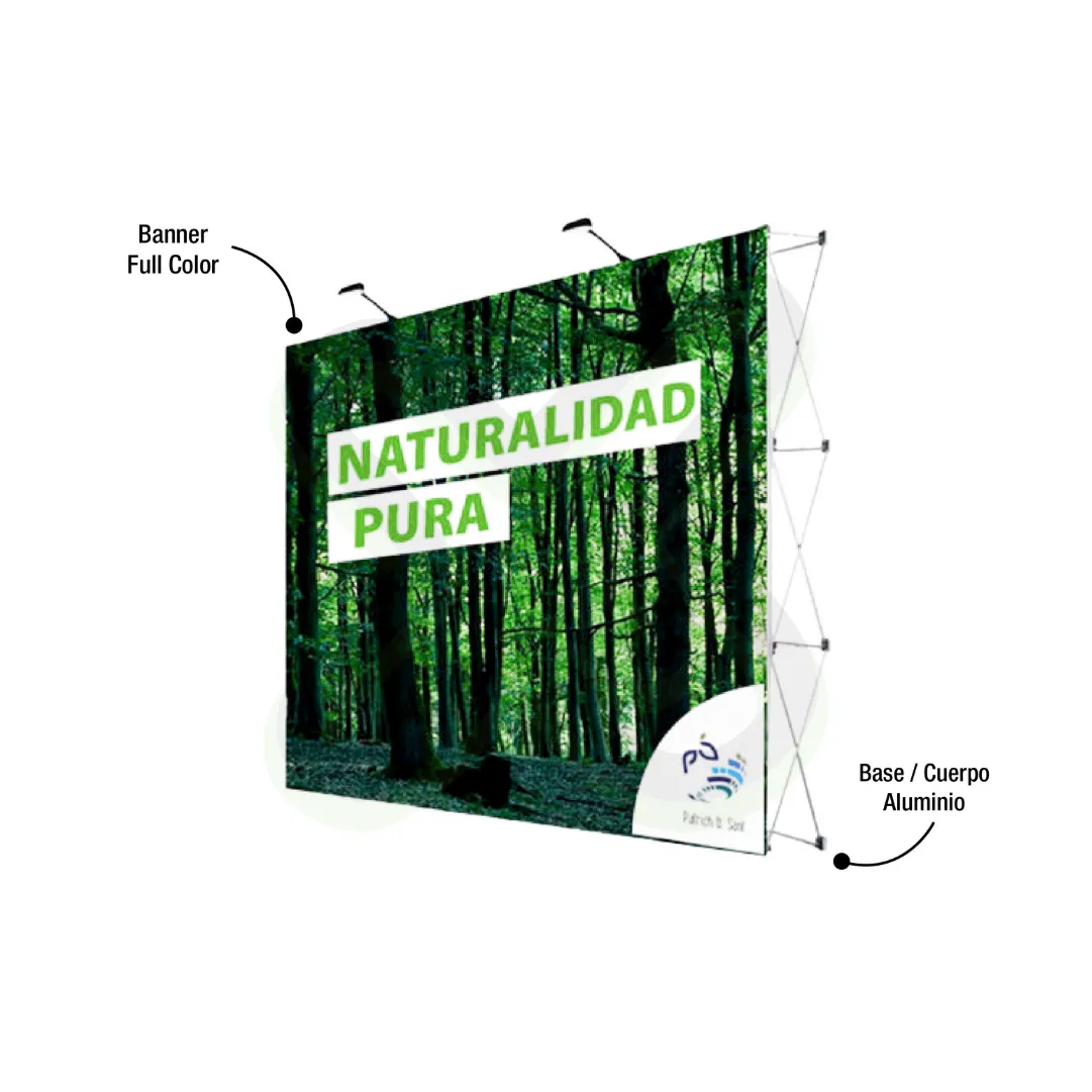Display Velcro Recto publicitario para empresas