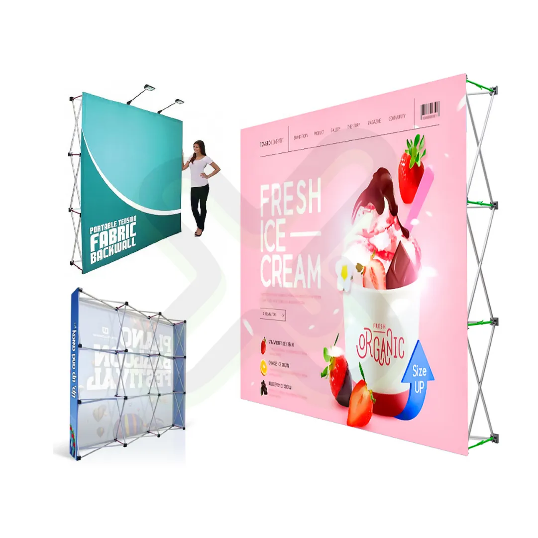 Display Velcro Recto personalizado con logo