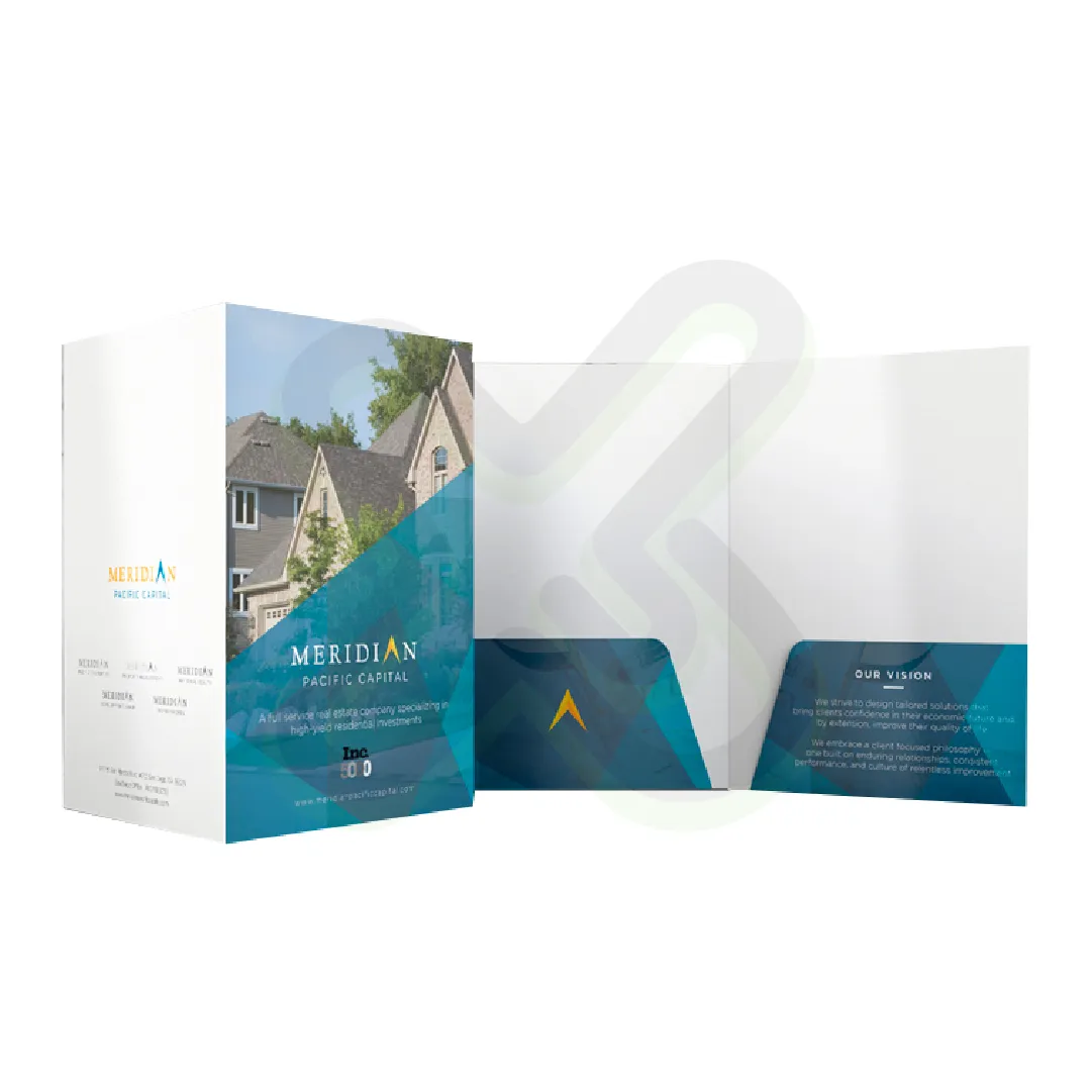 Folder Corporativo Plastificado Mate Barnizado