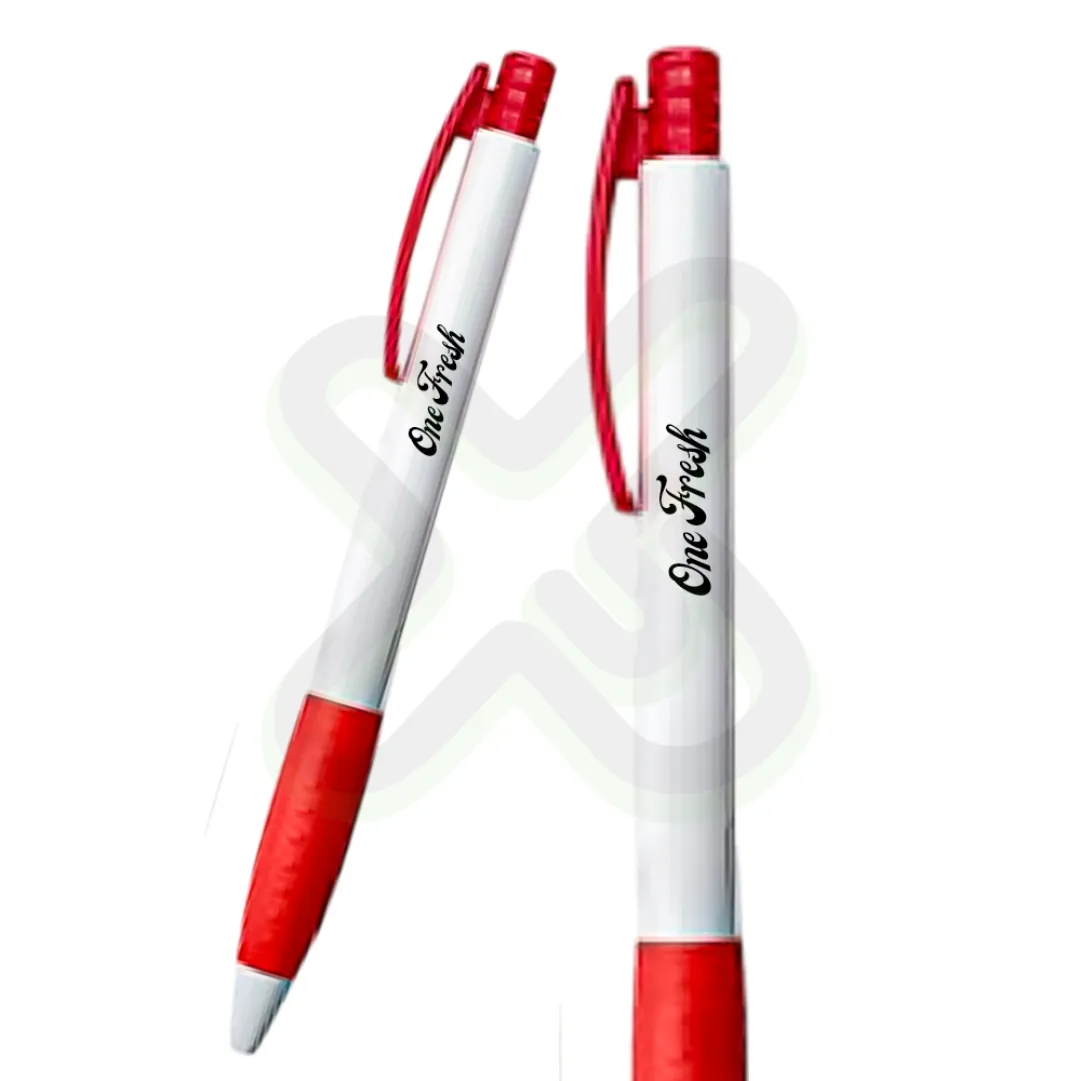 Lapicero Plastico Color Soudo personalizado con logo