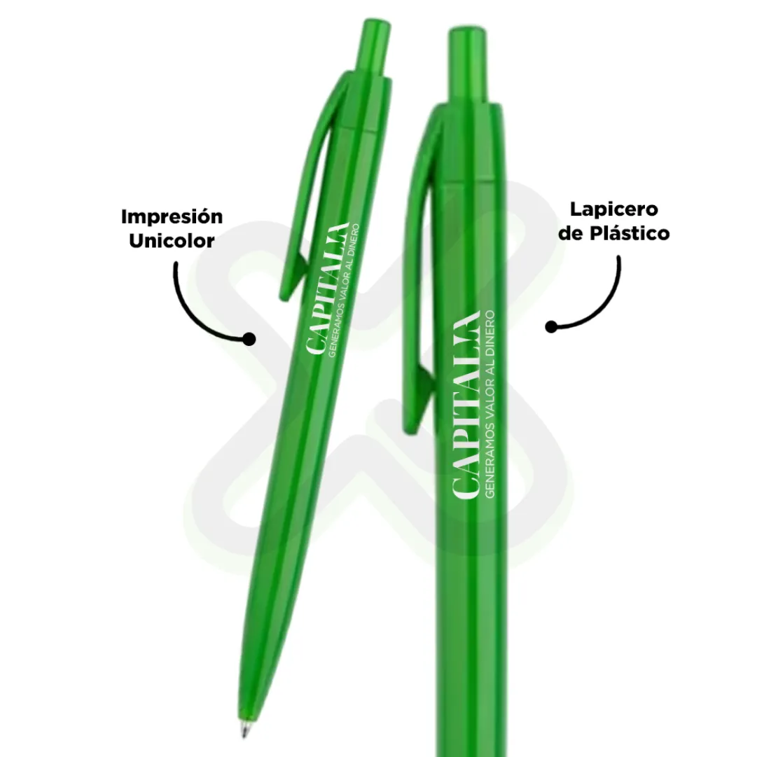 Lapicero Plastico 14 personalizado con logo