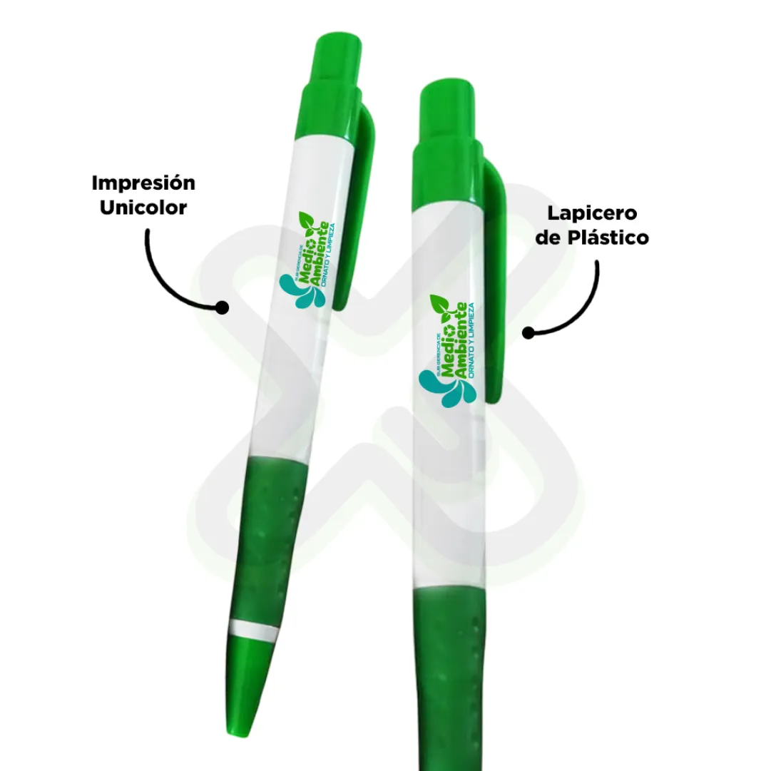 Lapicero Plastico 16 personalizado con logo