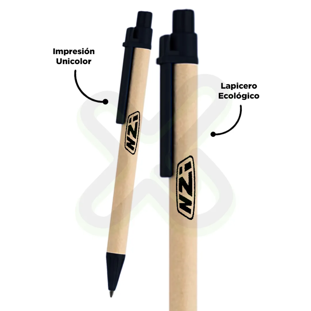 Lapicero Ecologico 1 personalizado con logo
