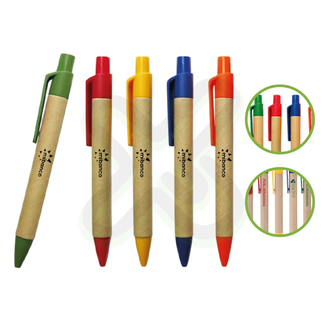 Lapicero Ecologico 4 personalizado con logo