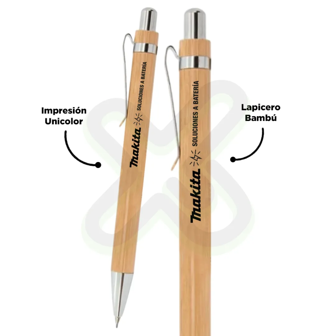 Lapicero Bamboo 2 personalizado con logo