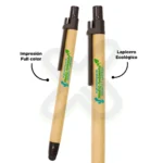 Lapicero Ecologico + Touch personalizado con logo