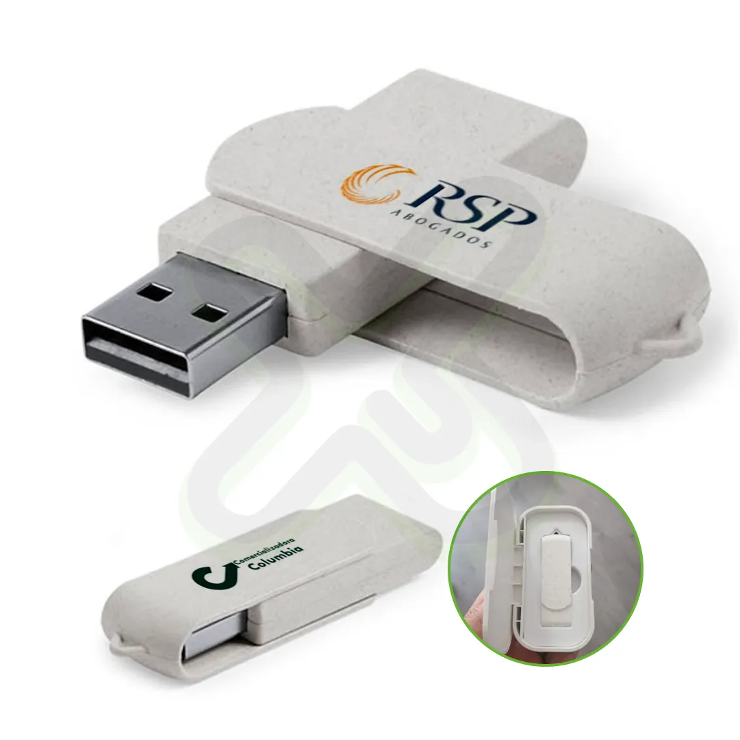Usb Twister Trigo 64 Gb personalizado con logo