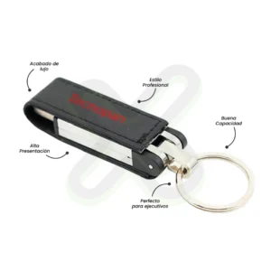USB DE CUERO LUXOR 32 GB