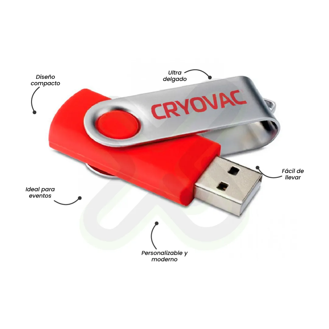 Memoria Usb 4Gb publicitario para empresas
