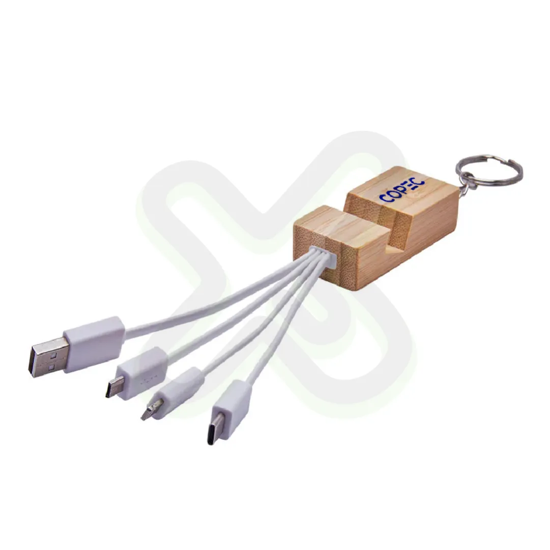 Cable Cargador Atiq personalizado con logo