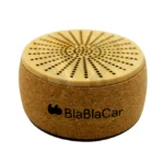 Parlante Eco Deluxe De Corcho personalizado con logo