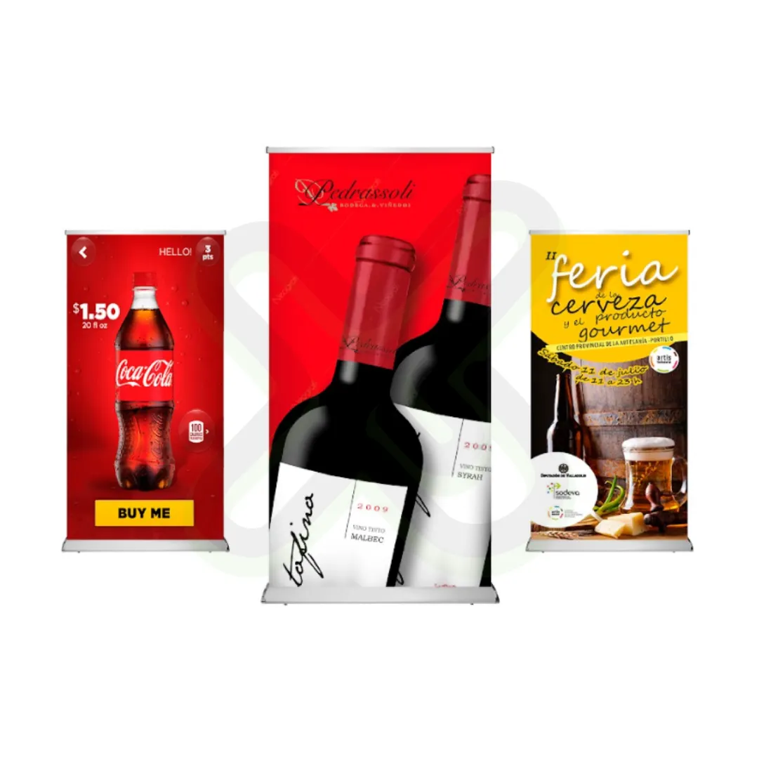 Roll Screen Base Ancha 2 1 publicitario para empresas
