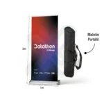 Roll Screen Base Ancha 2 1 personalizado con logo