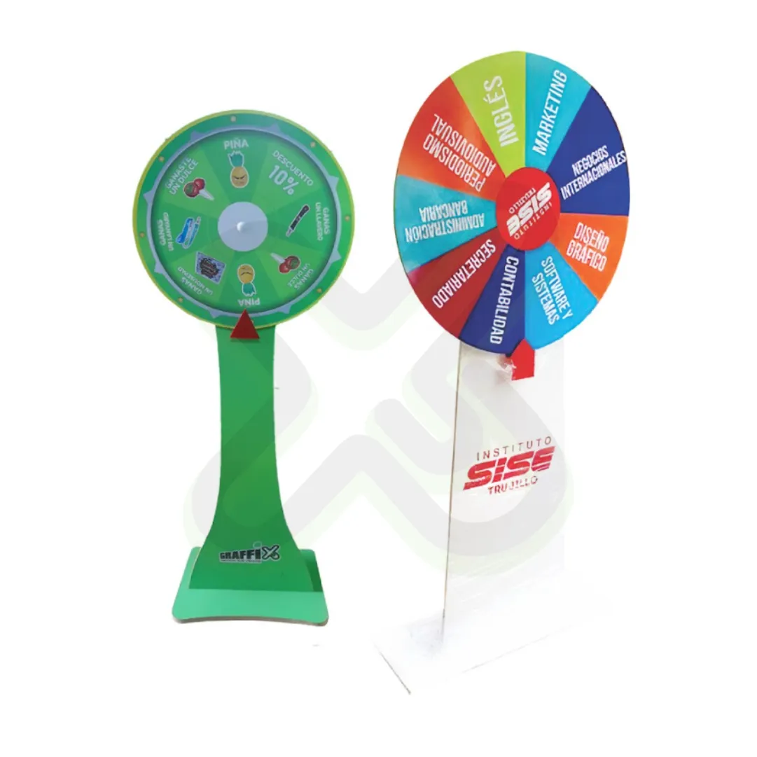 Ruleta Alta personalizado con logo