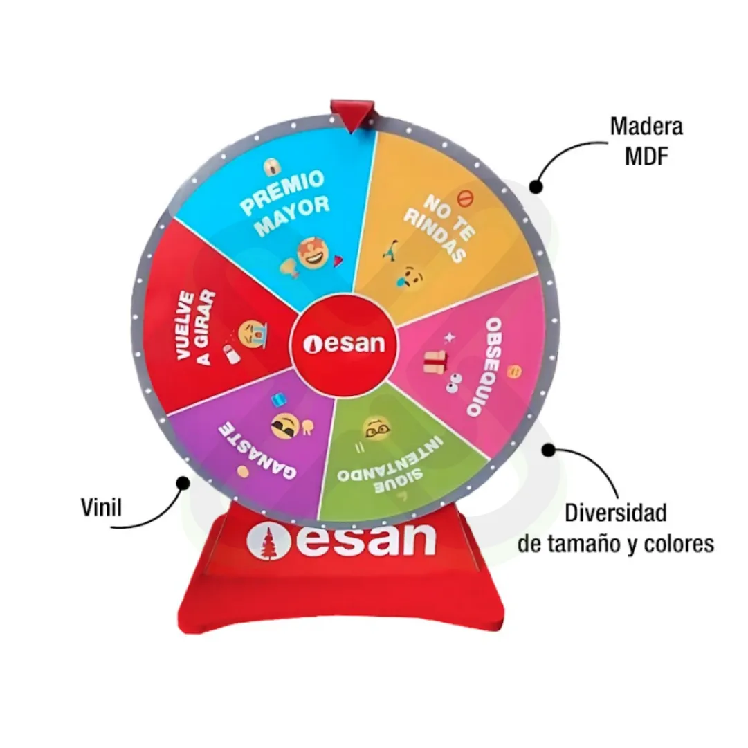 Ruleta De Mesa personalizado para empresas