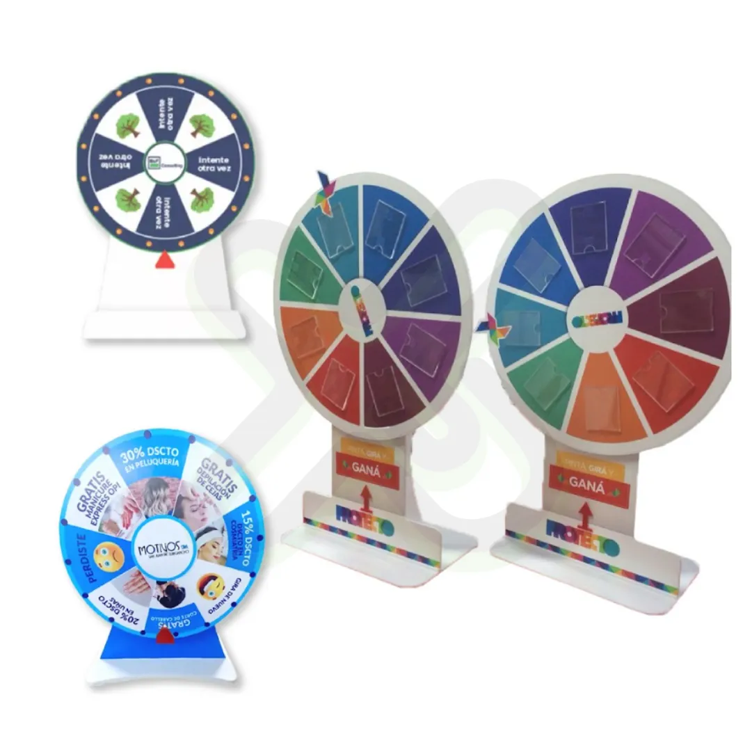 Ruleta De Mesa personalizado con logo