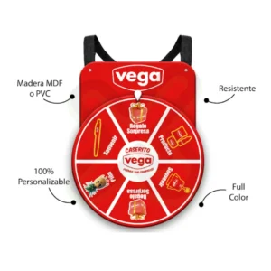 Ruleta De Pecho publicitario para empresas
