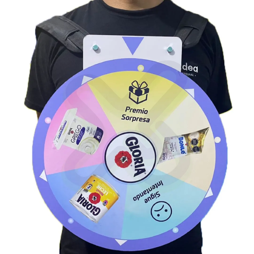Ruleta De Pecho personalizado con logo