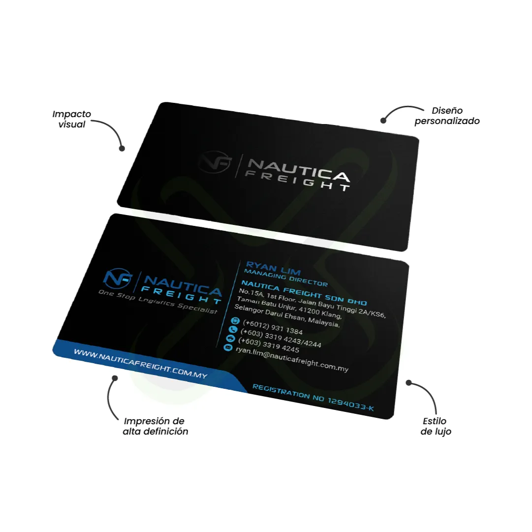 Tarjeta Personal Premium publicitario para empresas