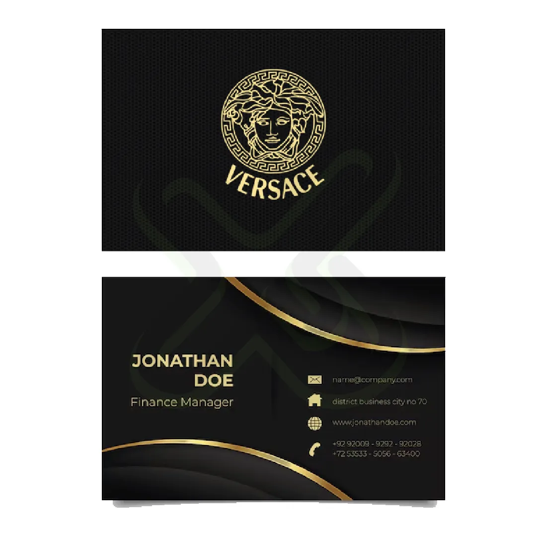 Tarjeta Personal Premium personalizado con logo