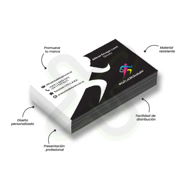 Tarjetas Personales Basicas personalizado para empresas