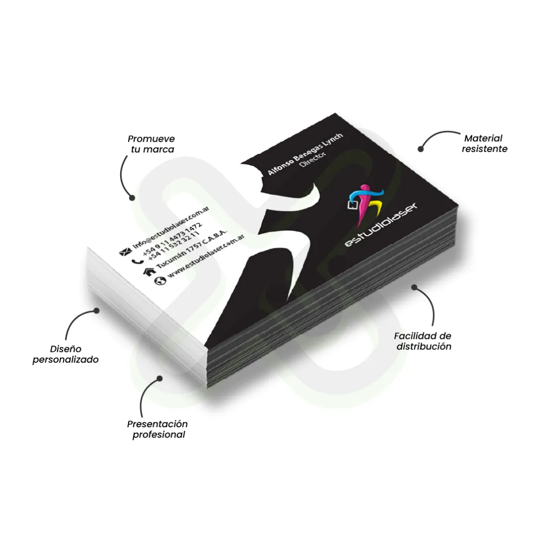 Tarjetas Personales Basicas publicitario para empresas
