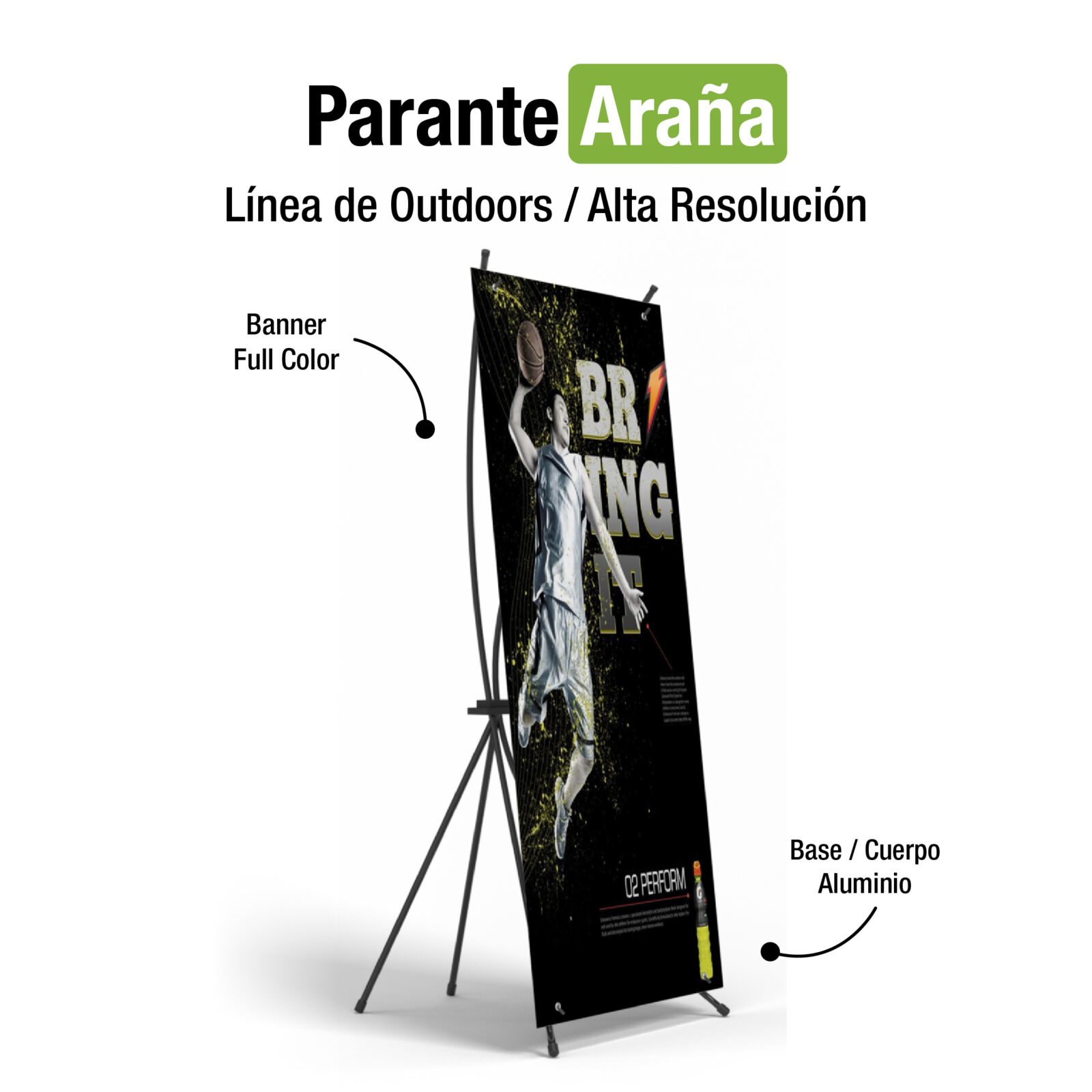 Parante Araña publicitario para empresas