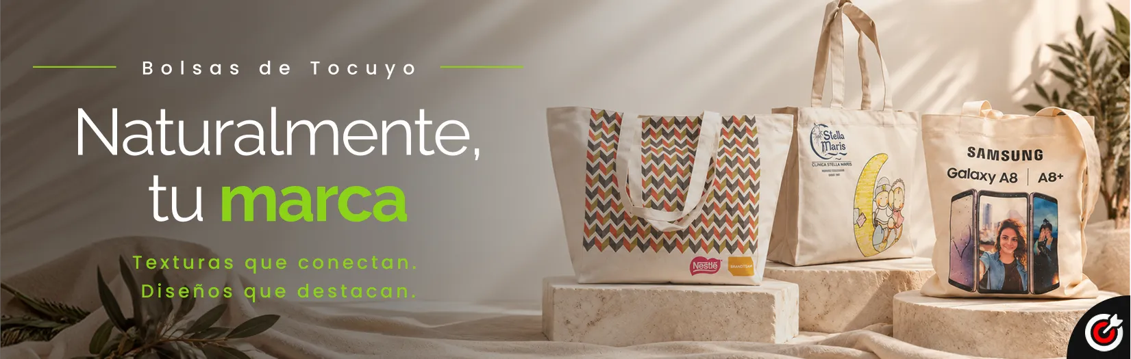 Bolsas de tocuyo personalizadas para empresas y marcas