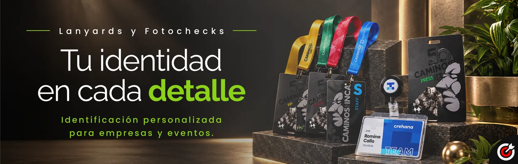 Lanyards y fotochecks personalizados para empresas y eventos
