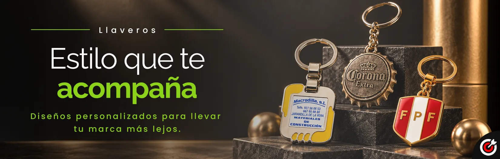 Llaveros personalizados con logo para empresas y marcas