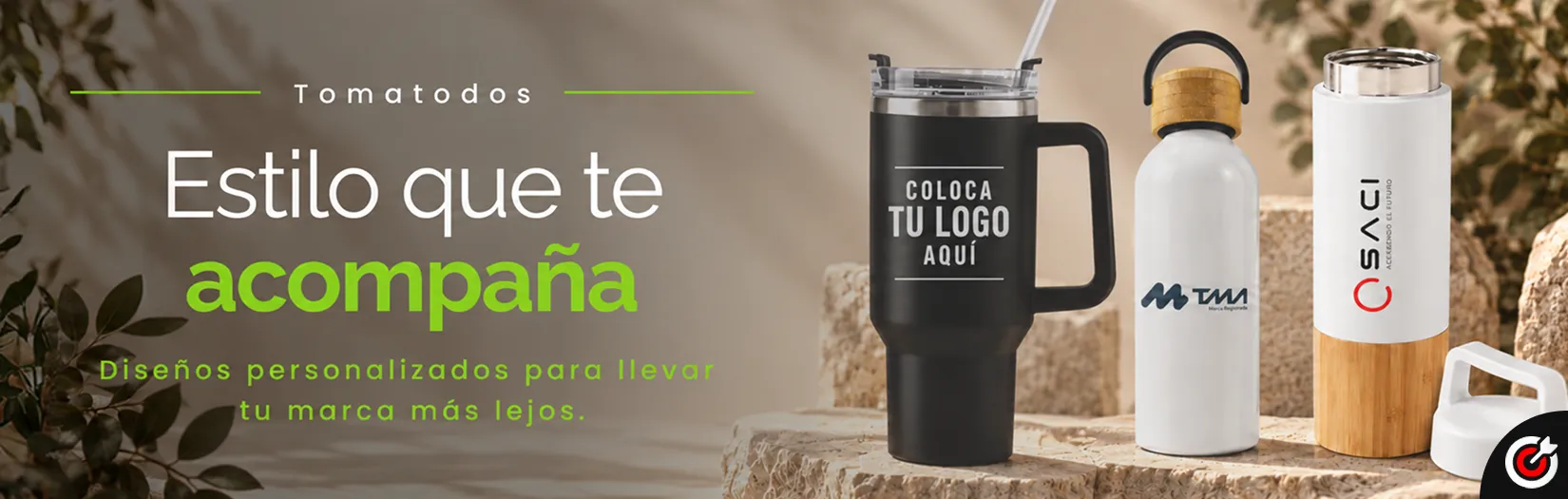 Tomatodos personalizados con logo para empresas y marcas