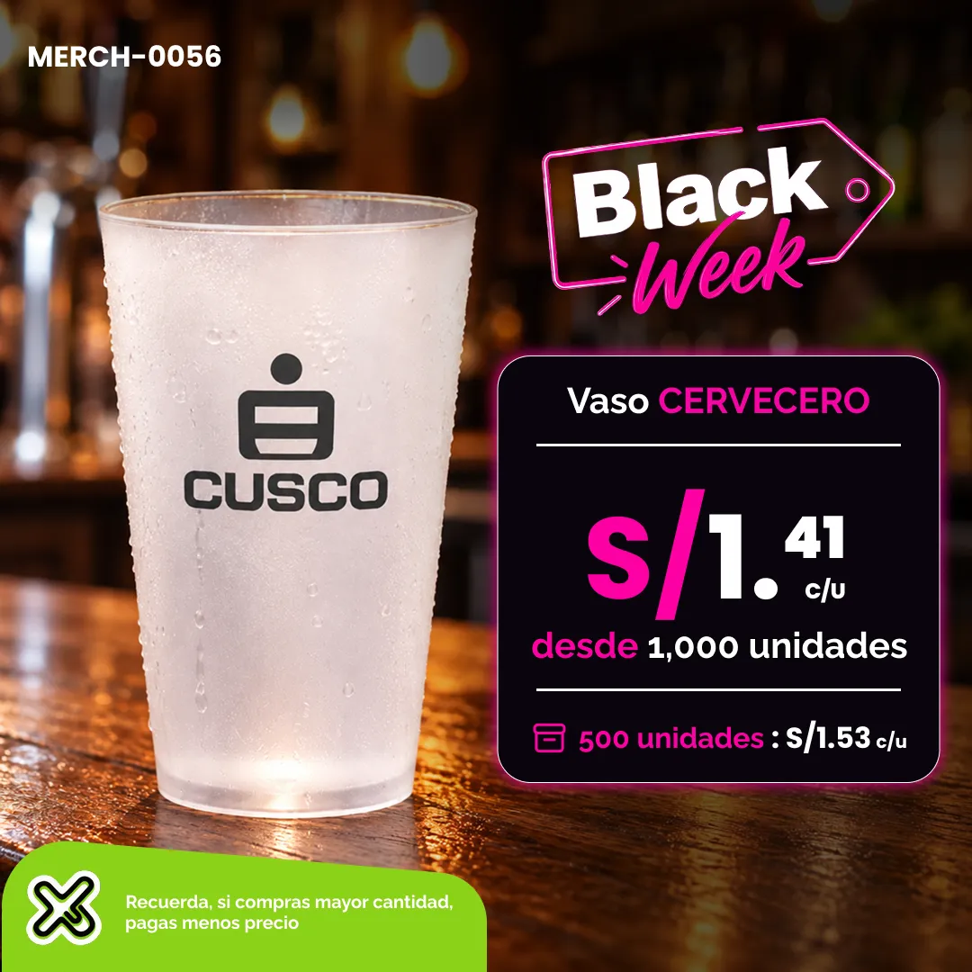 Vaso Cervecero 15 Oz personalizado para empresas